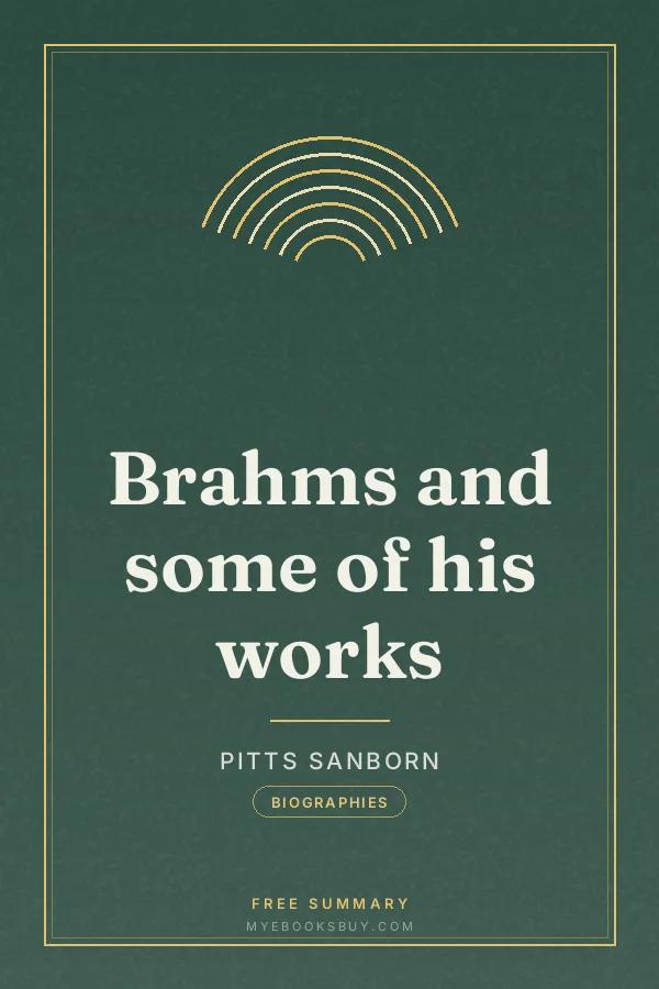 Cover of Brahms and some of his works