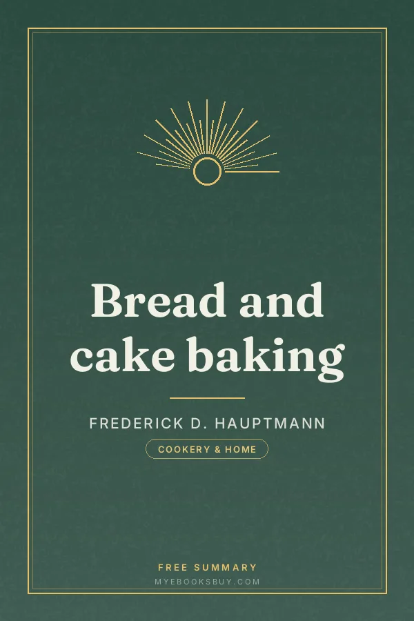 Cover of Bread and cake baking