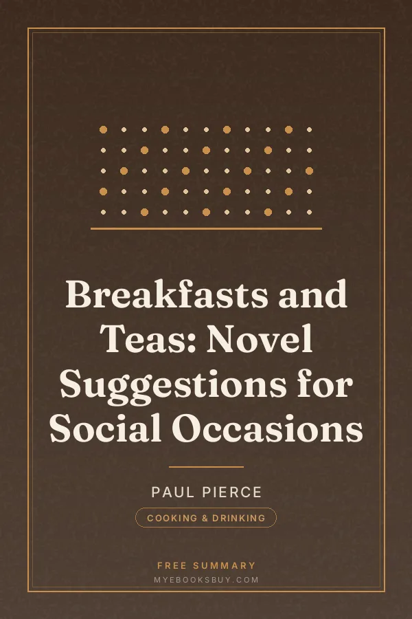 Cover of Breakfasts and Teas: Novel Suggestions for Social Occasions