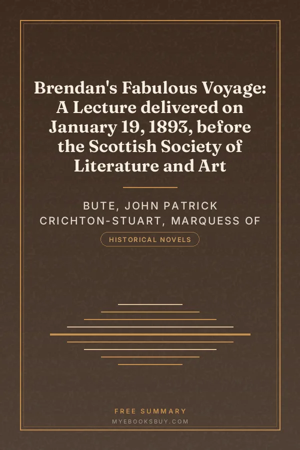 Cover of Brendan's Fabulous Voyage: A Lecture delivered on January 19, 1893, before the Scottish Society of Literature and Art