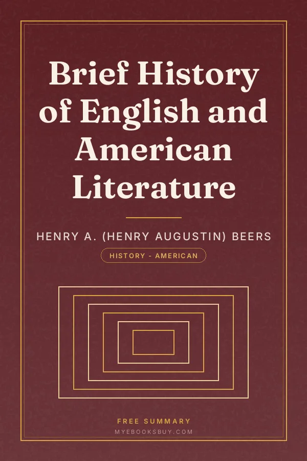 Cover of Brief History of English and American Literature