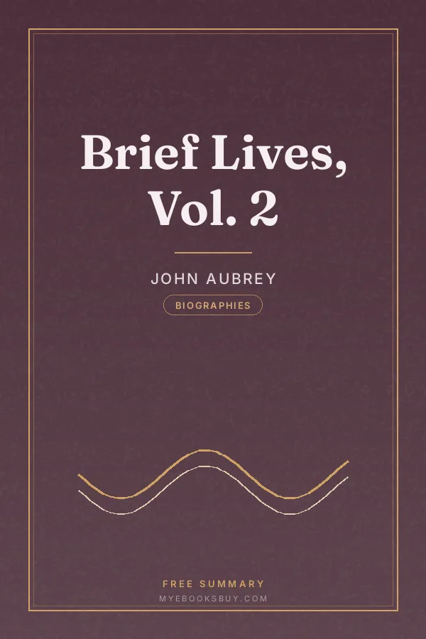 Cover of Brief Lives, Vol. 2