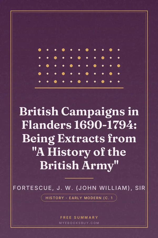 Cover of British Campaigns in Flanders 1690-1794: Being Extracts from "A History of the British Army"