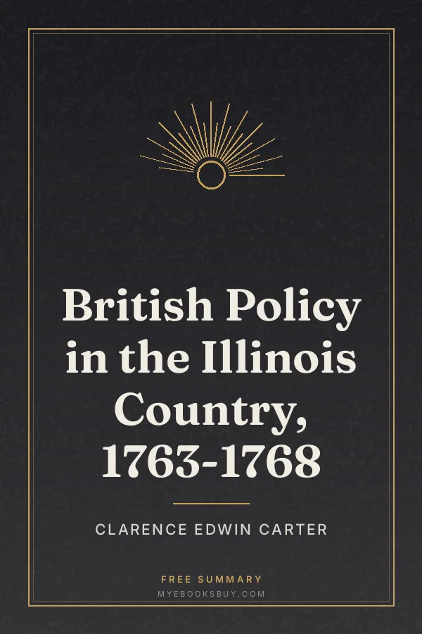Cover of British Policy in the Illinois Country, 1763-1768
