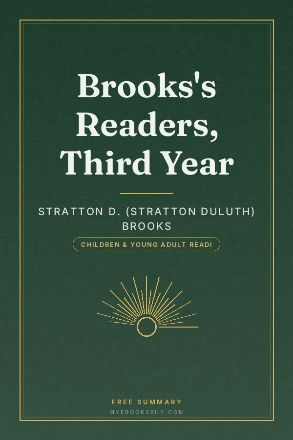 Cover of Brooks's Readers, Third Year