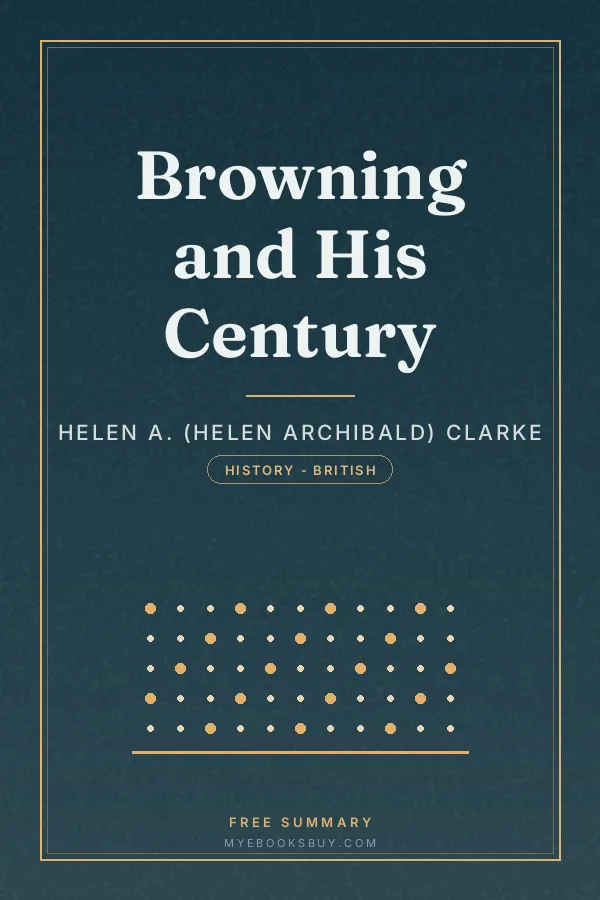 Cover of Browning and His Century