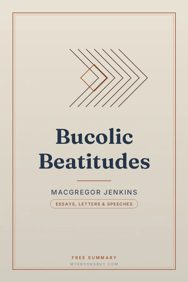Cover of Bucolic Beatitudes