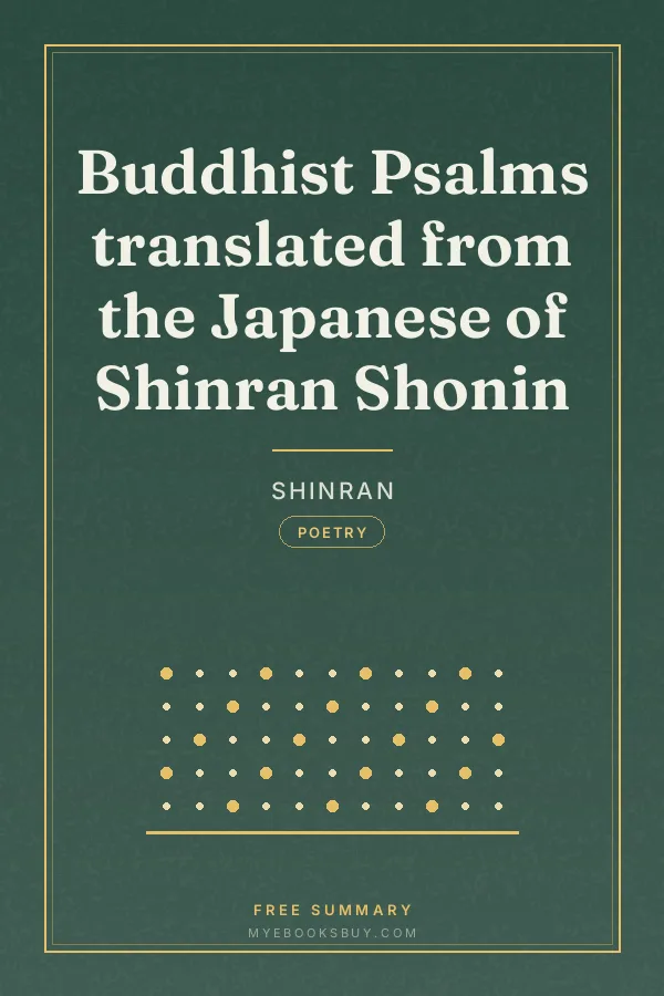 Cover of Buddhist Psalms translated from the Japanese of Shinran Shonin