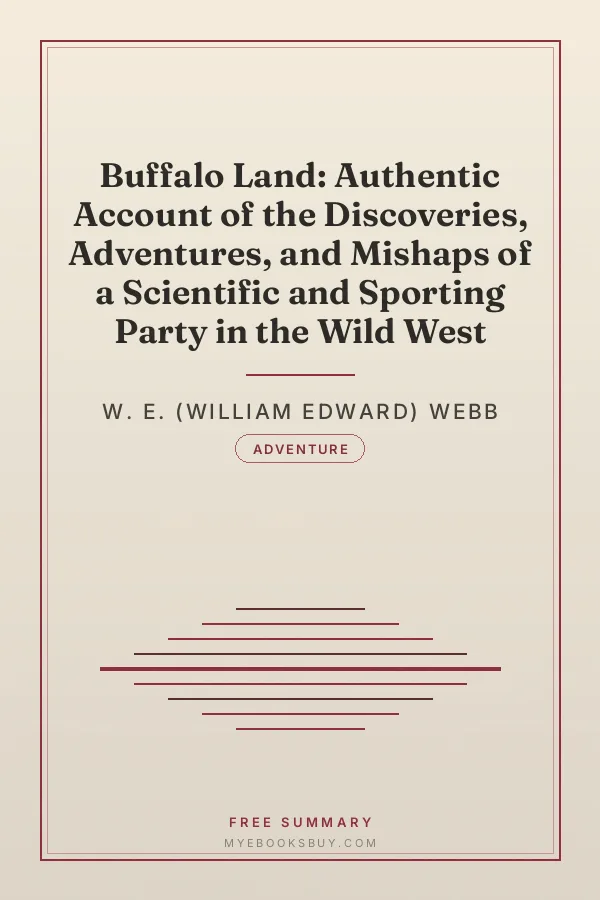 Cover of Buffalo Land: Authentic Account of the Discoveries, Adventures, and Mishaps of a Scientific and Sporting Party in the Wild West