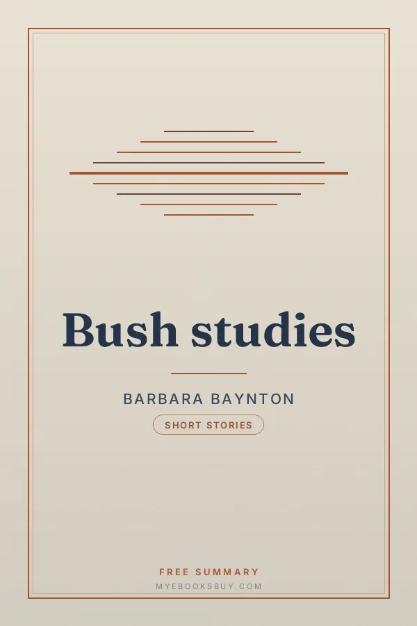 Cover of Bush studies