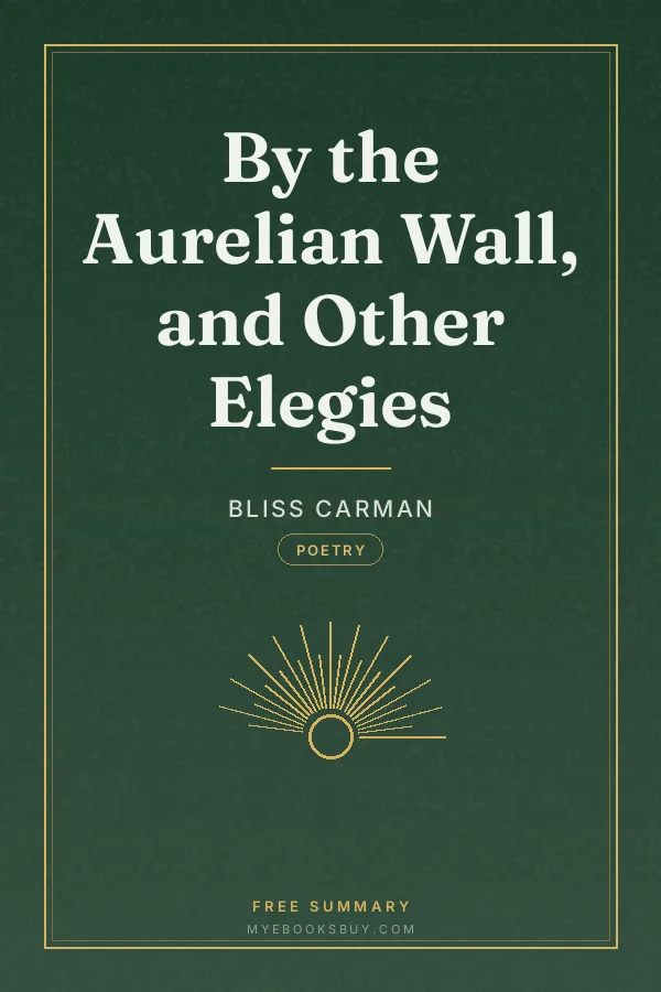 Cover of By the Aurelian Wall, and Other Elegies