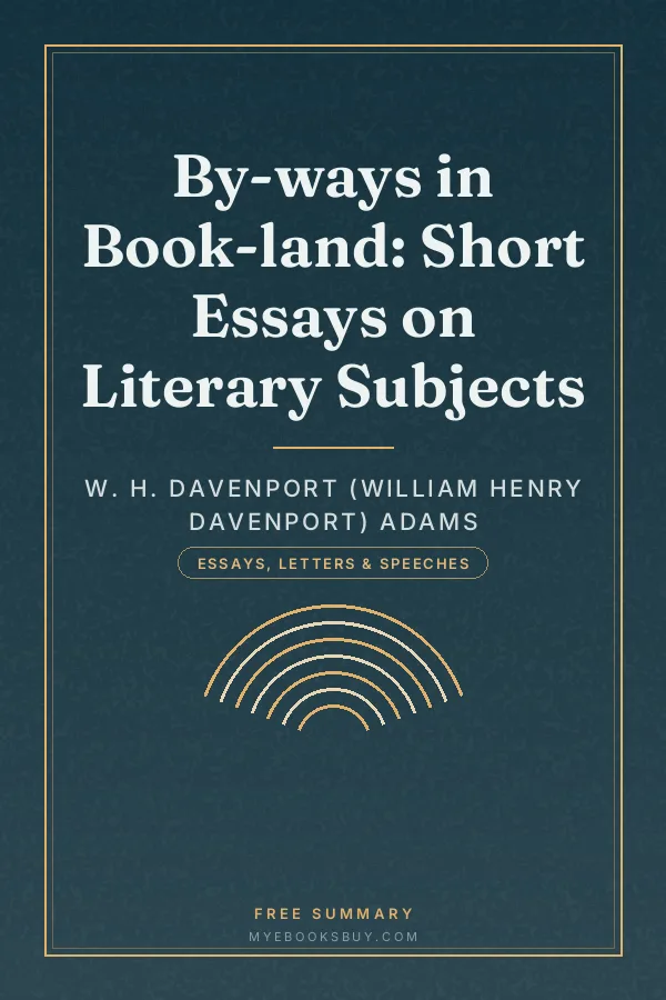 Cover of By-ways in Book-land: Short Essays on Literary Subjects