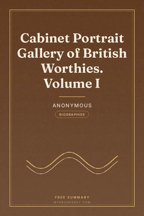 Cover of Cabinet Portrait Gallery of British Worthies. Volume I