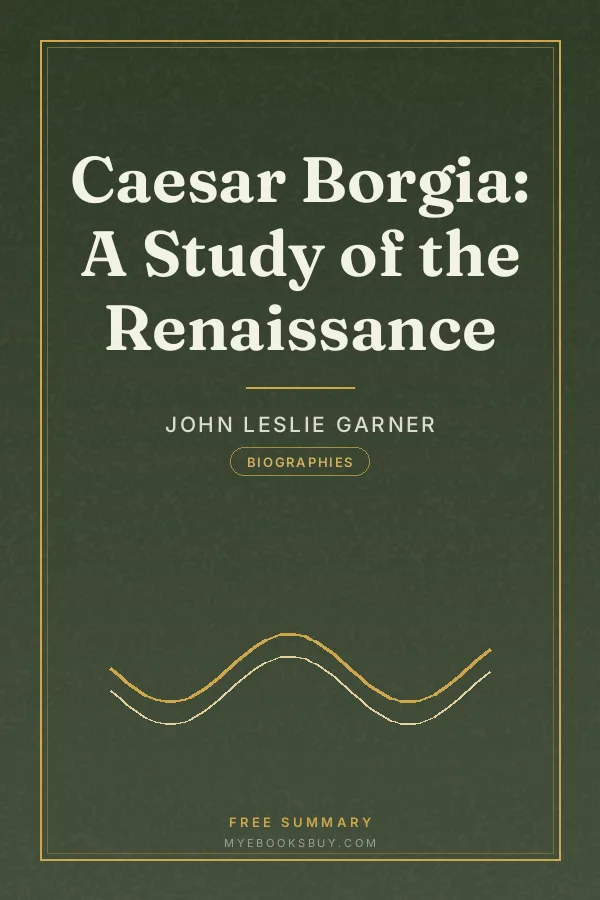 Cover of Caesar Borgia: A Study of the Renaissance