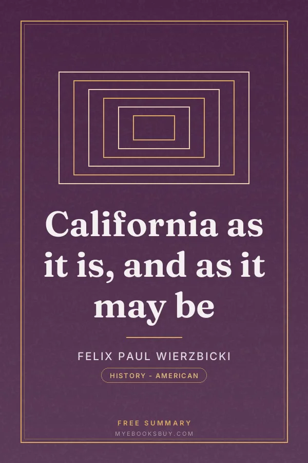 Cover of California as it is, and as it may be