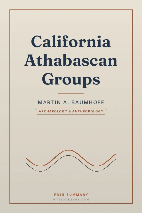 Cover of California Athabascan Groups