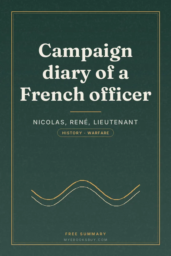 Cover of Campaign diary of a French officer