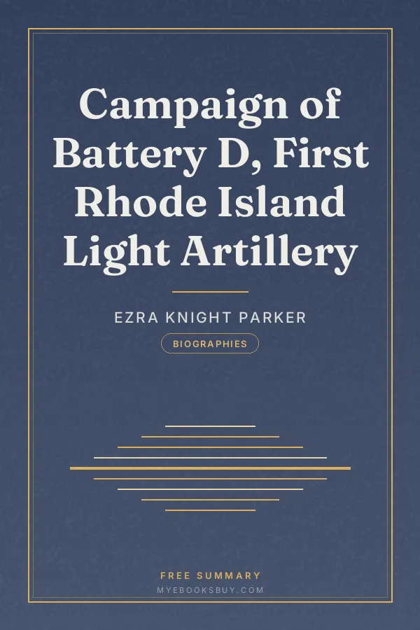 Cover of Campaign of Battery D, First Rhode Island Light Artillery