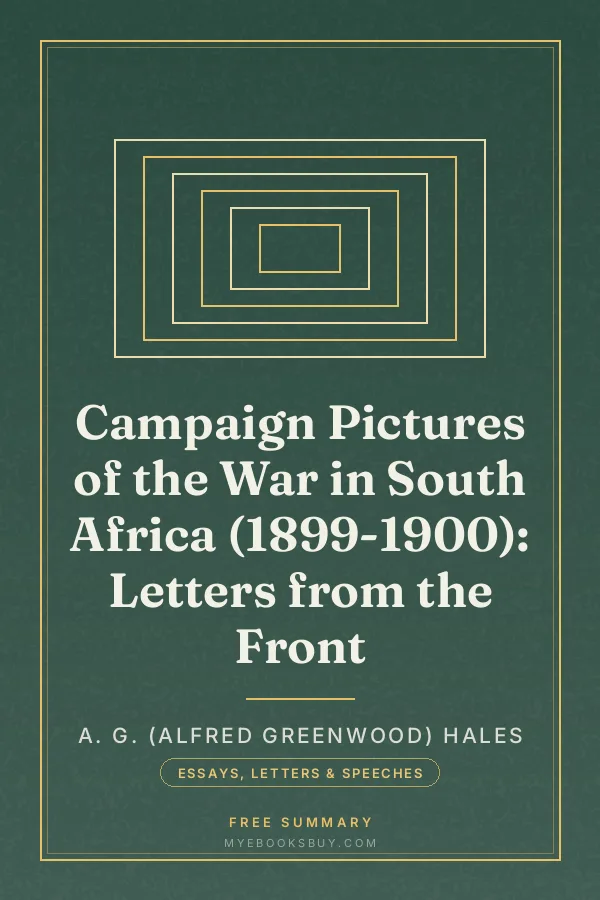 Cover of Campaign Pictures of the War in South Africa (1899-1900): Letters from the Front