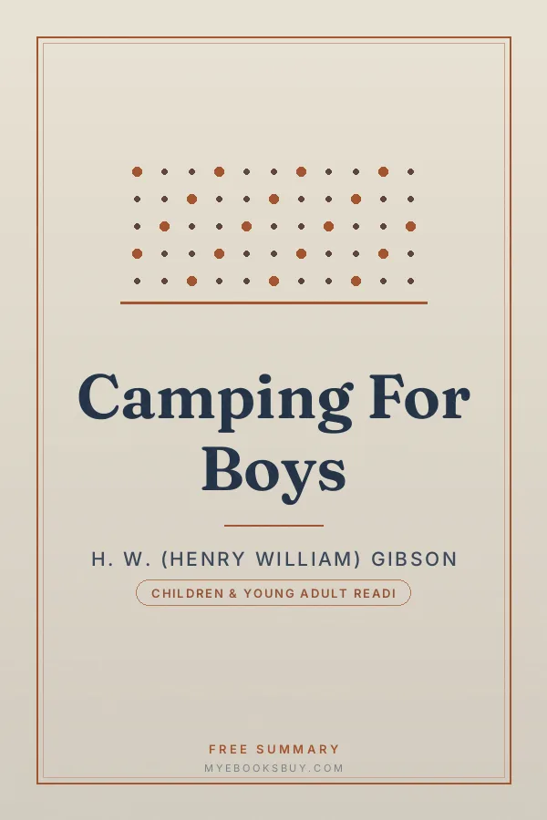 Cover of Camping For Boys