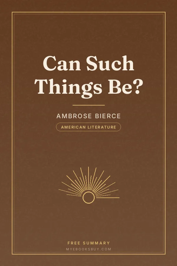 Cover of Can Such Things Be?