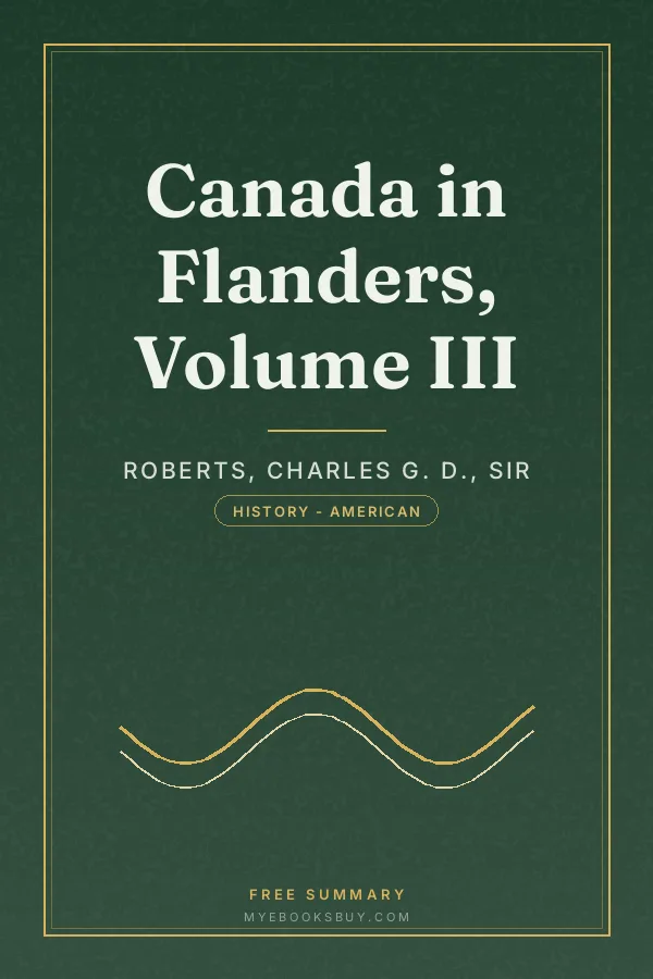 Cover of Canada in Flanders, Volume III