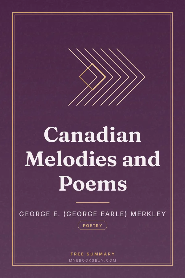 Cover of Canadian Melodies and Poems