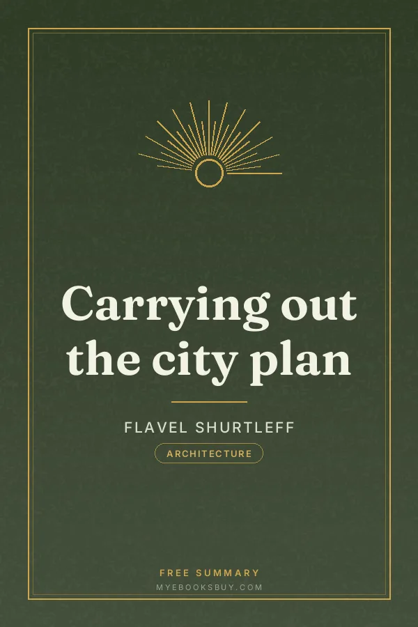 Cover of Carrying out the city plan