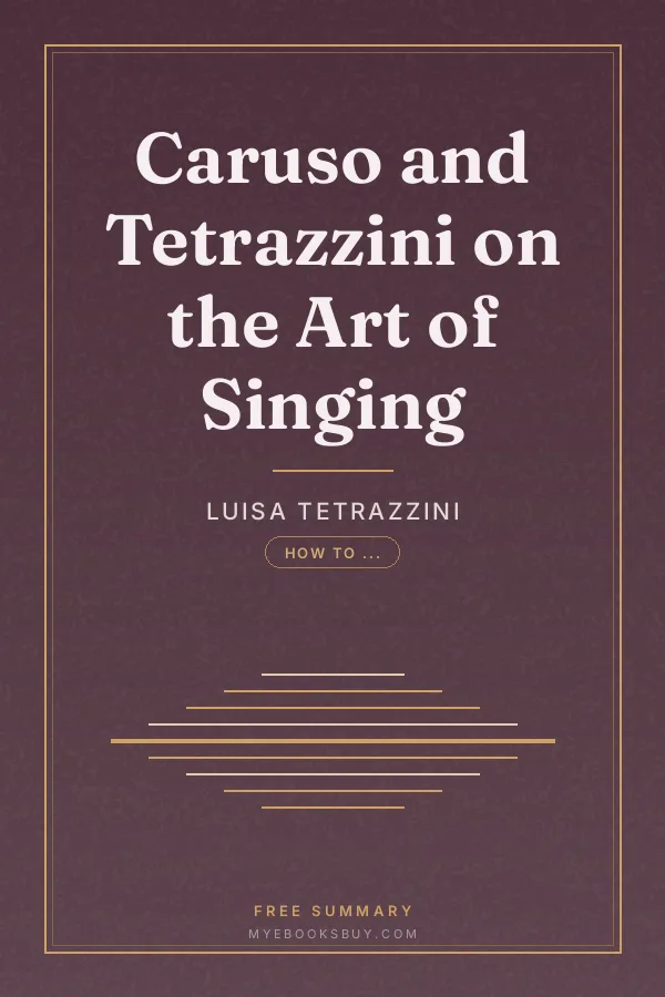 Cover of Caruso and Tetrazzini on the Art of Singing