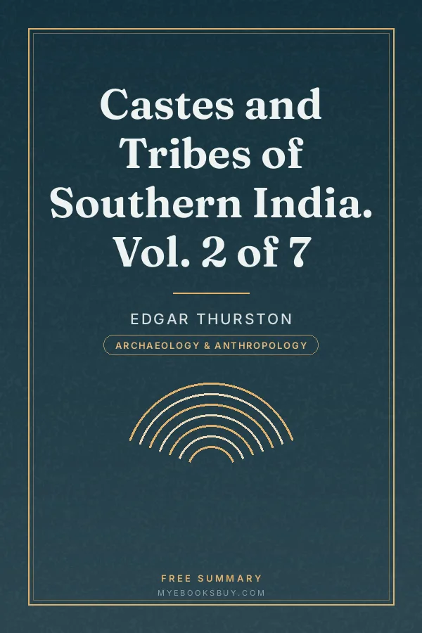 Cover of Castes and Tribes of Southern India. Vol. 2 of 7