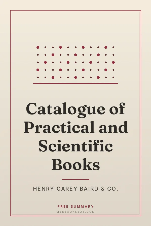Cover of Catalogue of Practical and Scientific Books