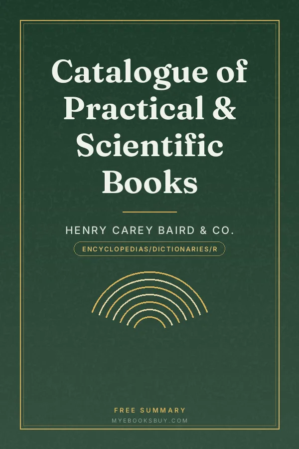 Cover of Catalogue of Practical & Scientific Books
