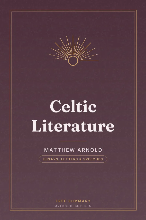 Cover of Celtic Literature