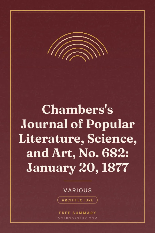 Cover of Chambers's Journal of Popular Literature, Science, and Art, No. 682: January 20, 1877