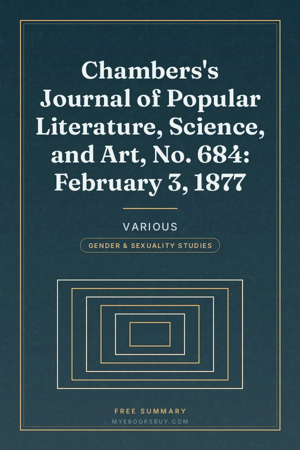 Cover of Chambers's Journal of Popular Literature, Science, and Art, No. 684: February 3, 1877