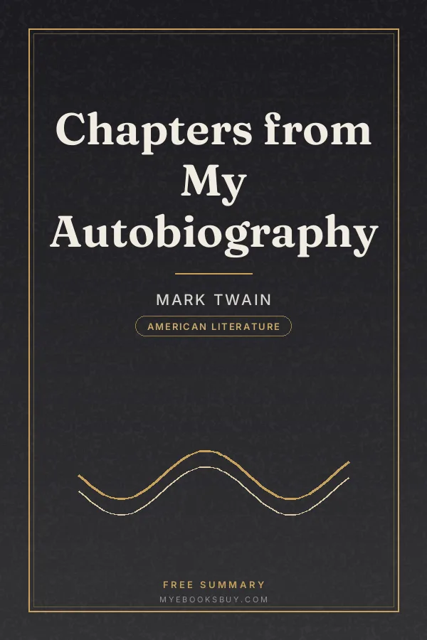 Cover of Chapters from My Autobiography
