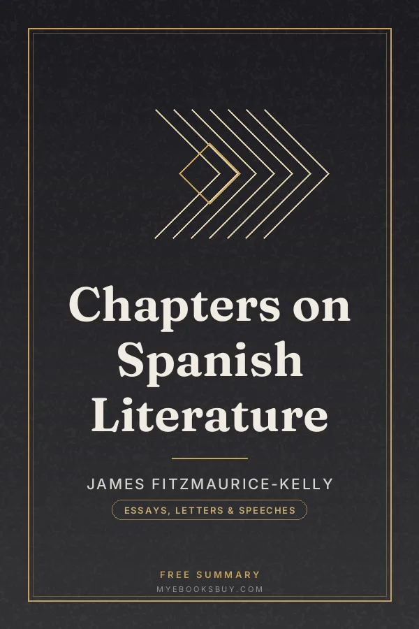 Cover of Chapters on Spanish Literature