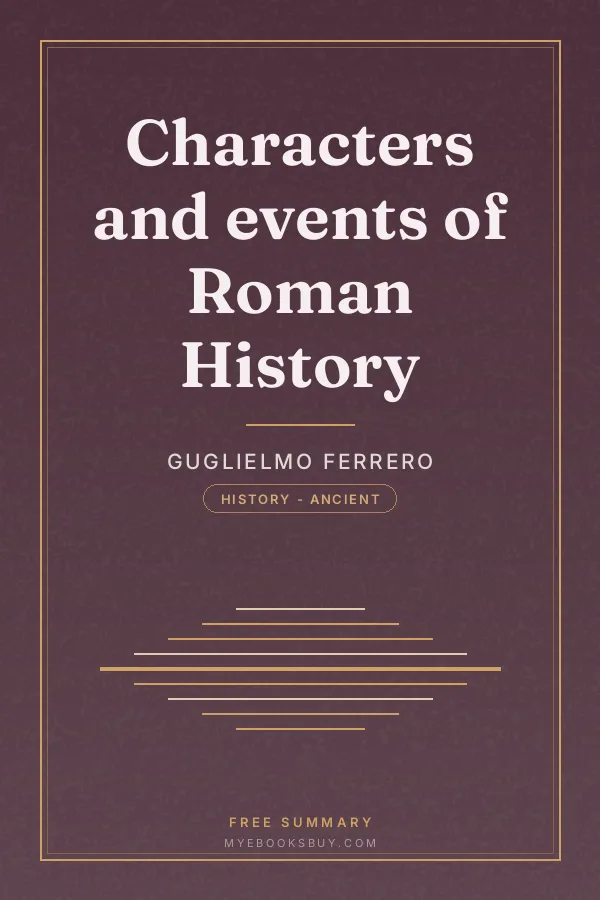 Cover of Characters and events of Roman History