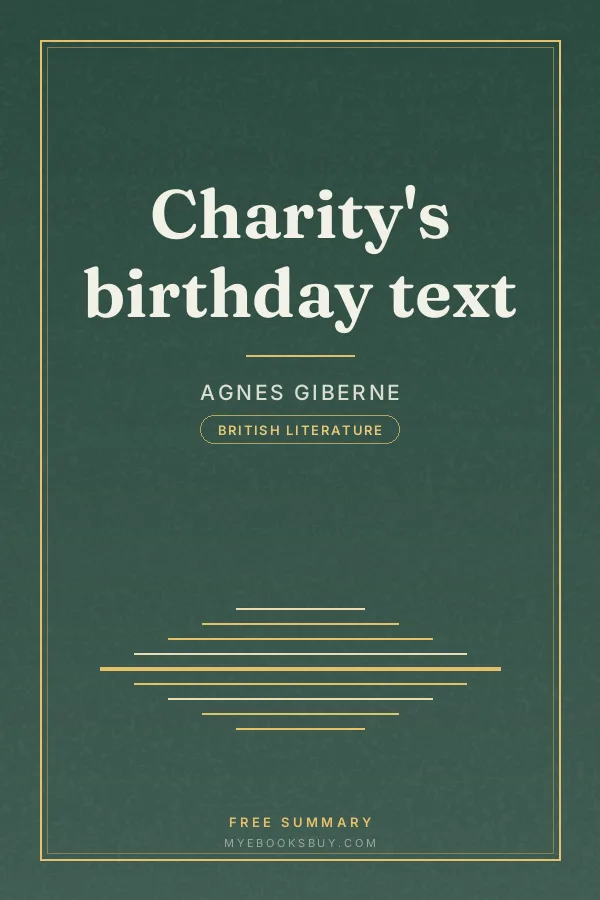 Cover of Charity's birthday text