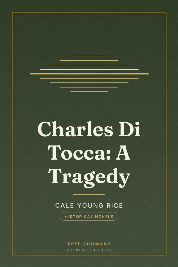 Cover of Charles Di Tocca: A Tragedy