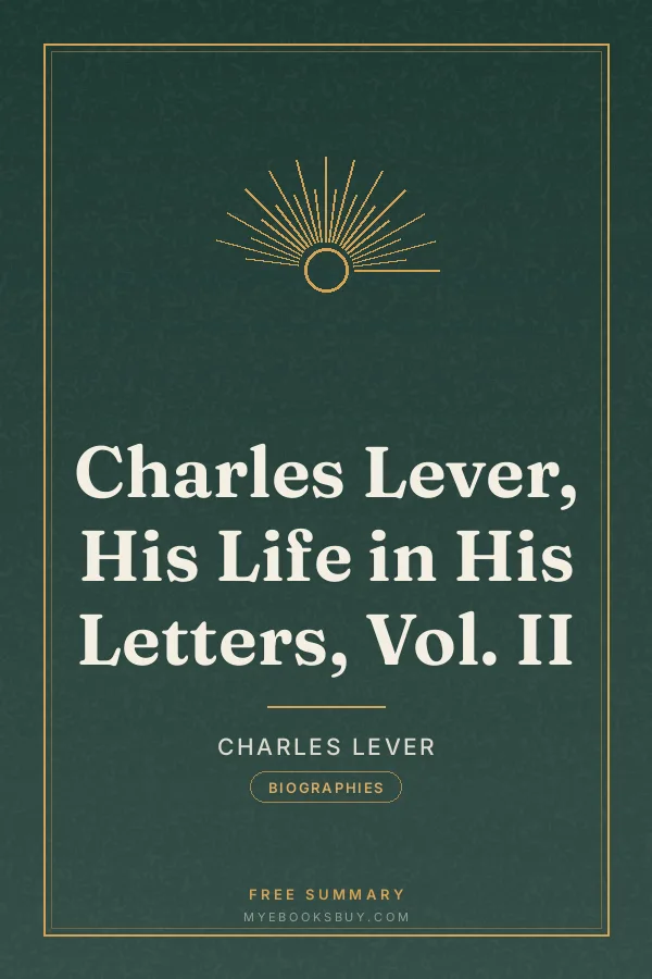 Cover of Charles Lever, His Life in His Letters, Vol. II