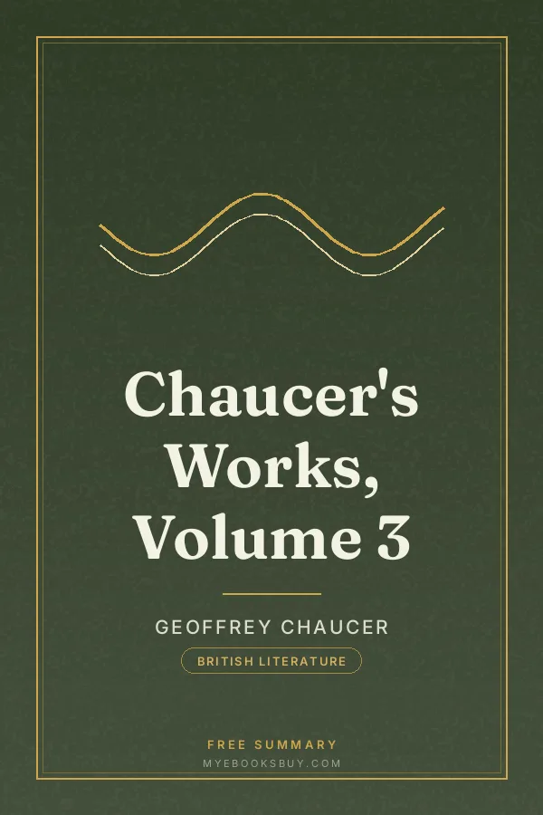 Cover of Chaucer's Works, Volume 3