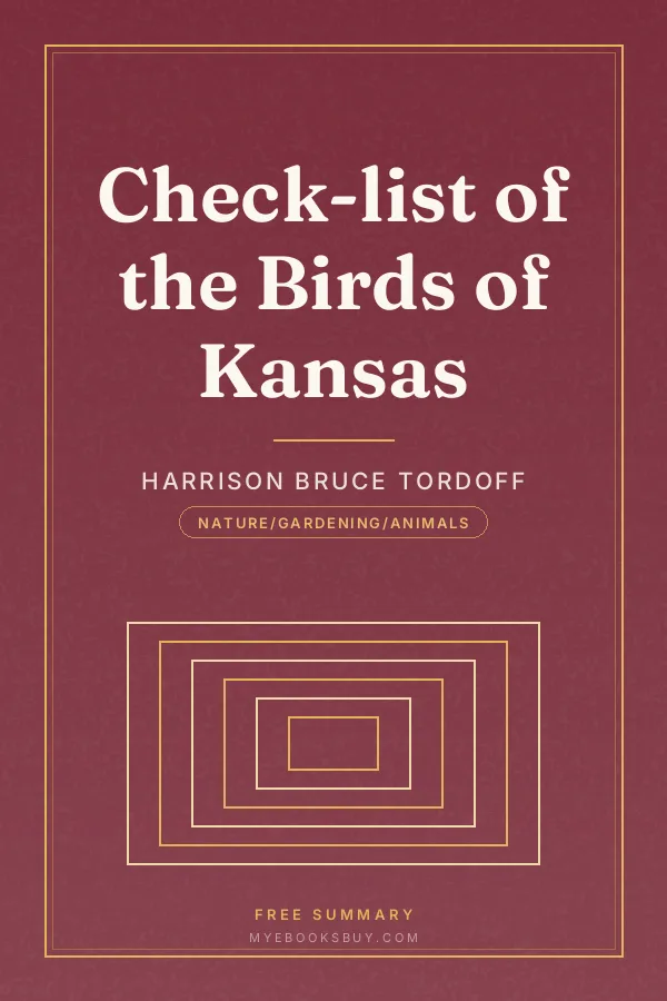 Cover of Check-list of the Birds of Kansas