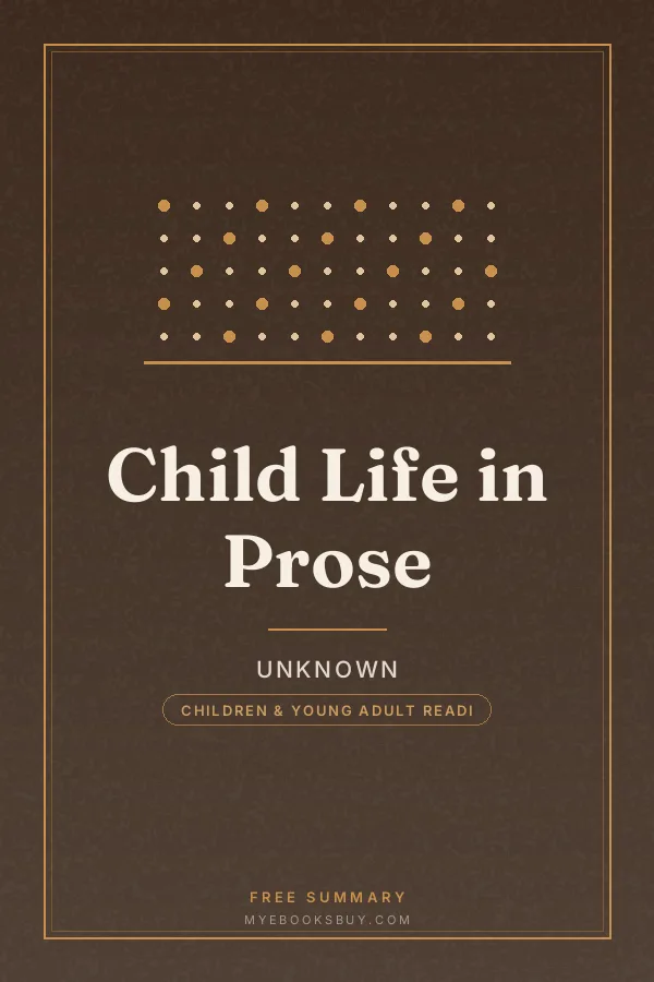 Cover of Child Life in Prose