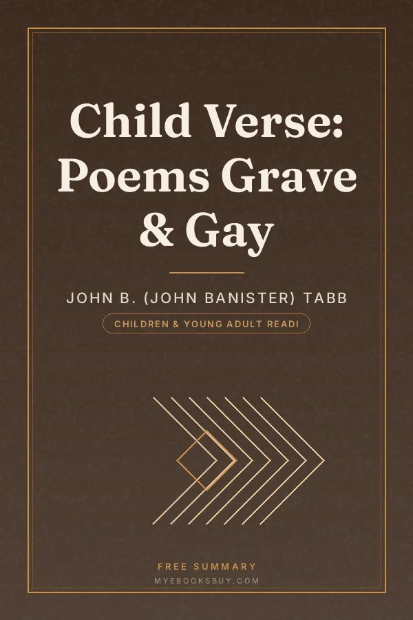 Cover of Child Verse: Poems Grave & Gay