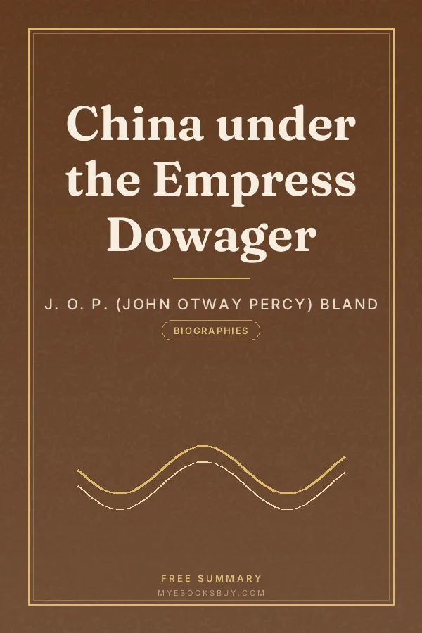 Cover of China under the Empress Dowager