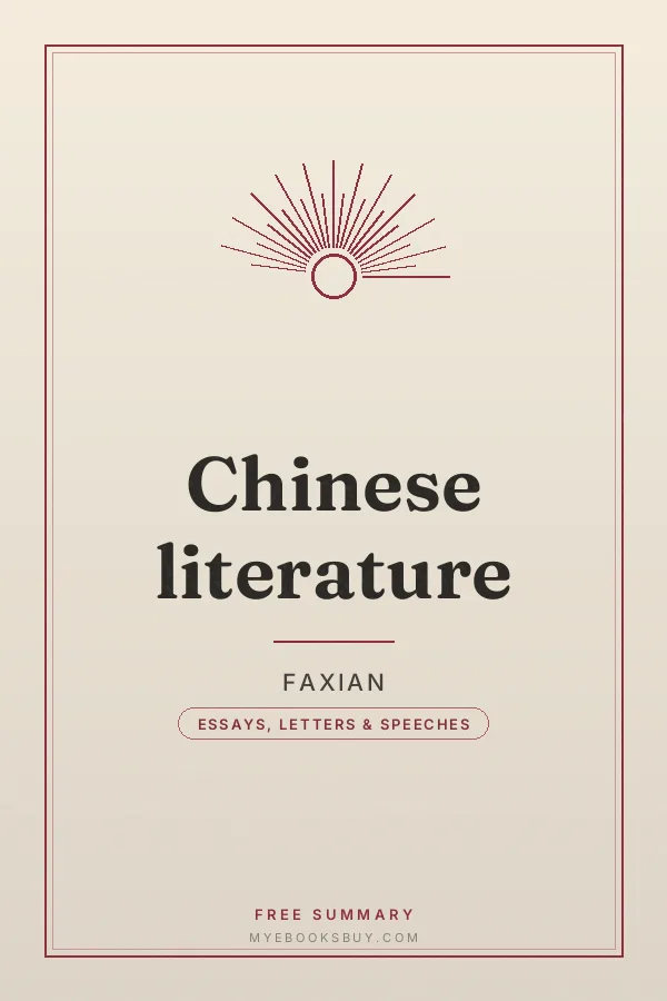 Cover of Chinese literature