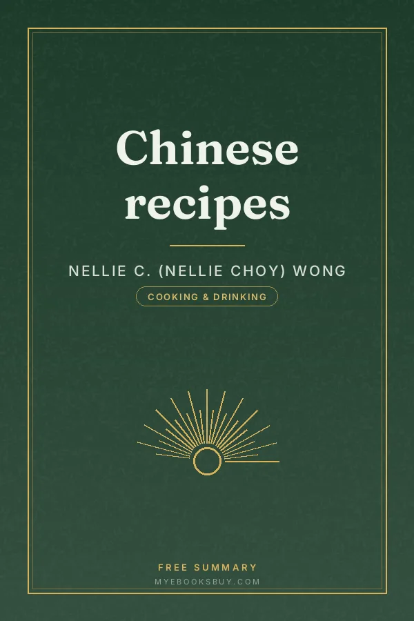 Cover of Chinese recipes
