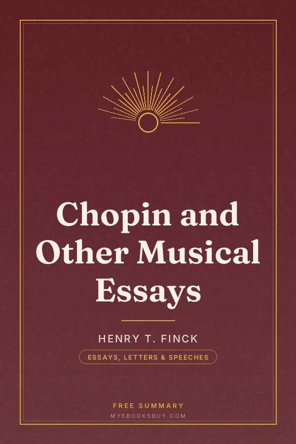 Cover of Chopin and Other Musical Essays