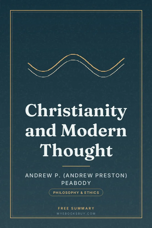 Cover of Christianity and Modern Thought